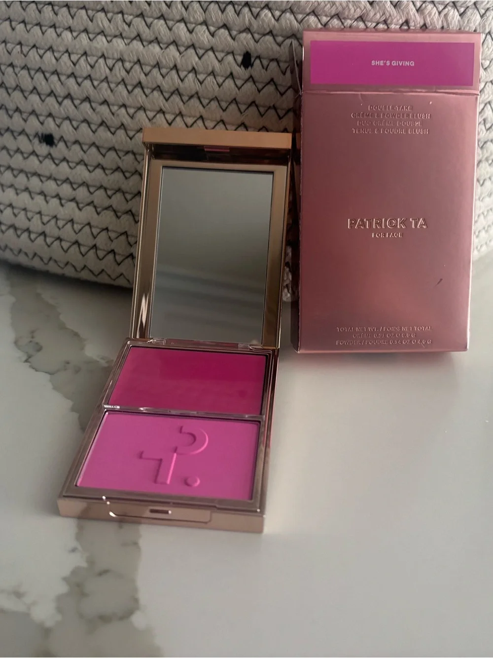 Patrick Ta She's Giving Double-Take Creme & Powder Blush